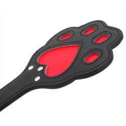Kinky Puppy Paddle Patte 28 x 13cm Noir-Rouge